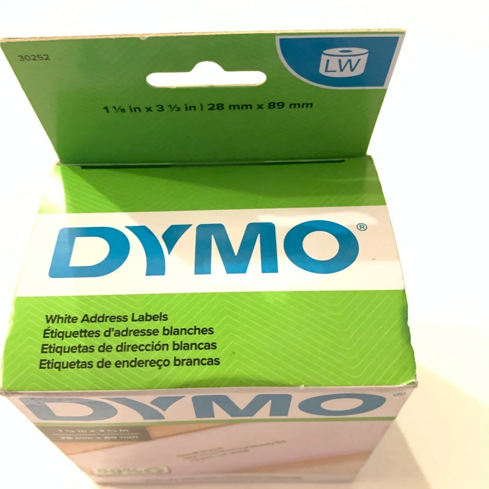 DYMO Authentic LW White Mailing Address Labels, For LabelWriter Label Printers,
